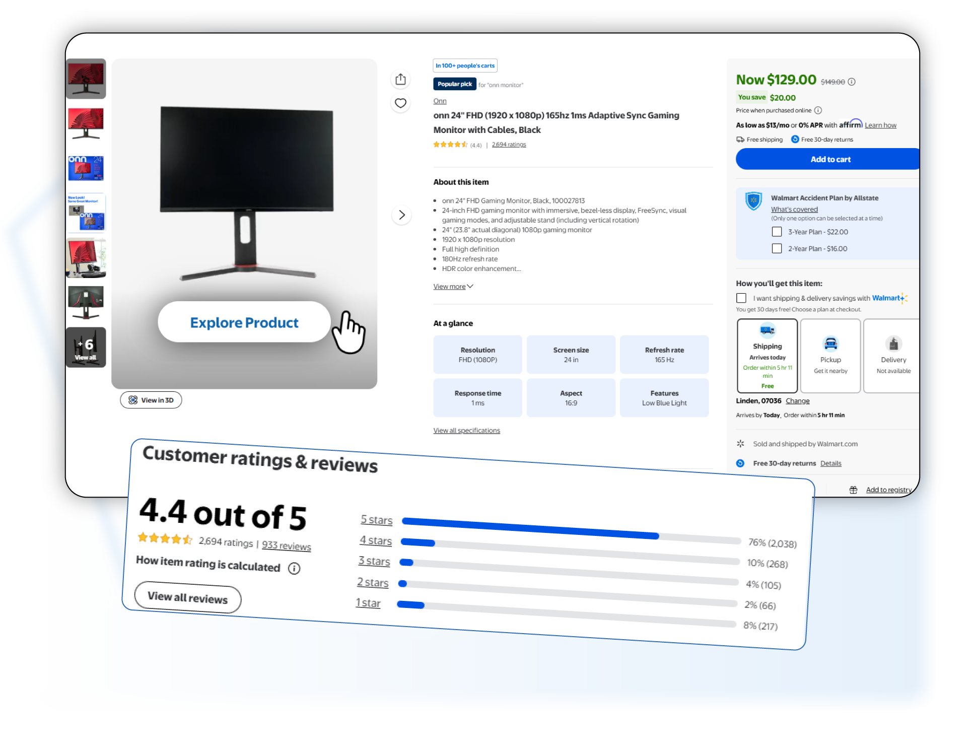 Monitors-Customer-Reviews-and-Ratings