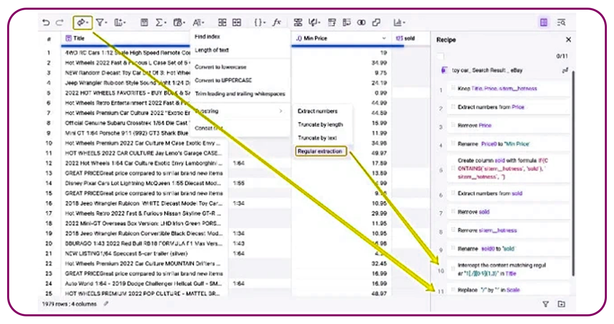 Use-Regular-Expression-and-Extract-Scale-Data