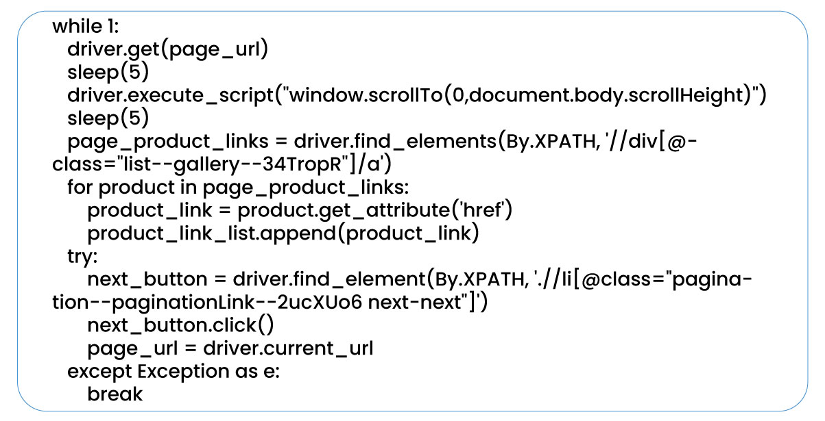 Extraction-of-Product-URLs