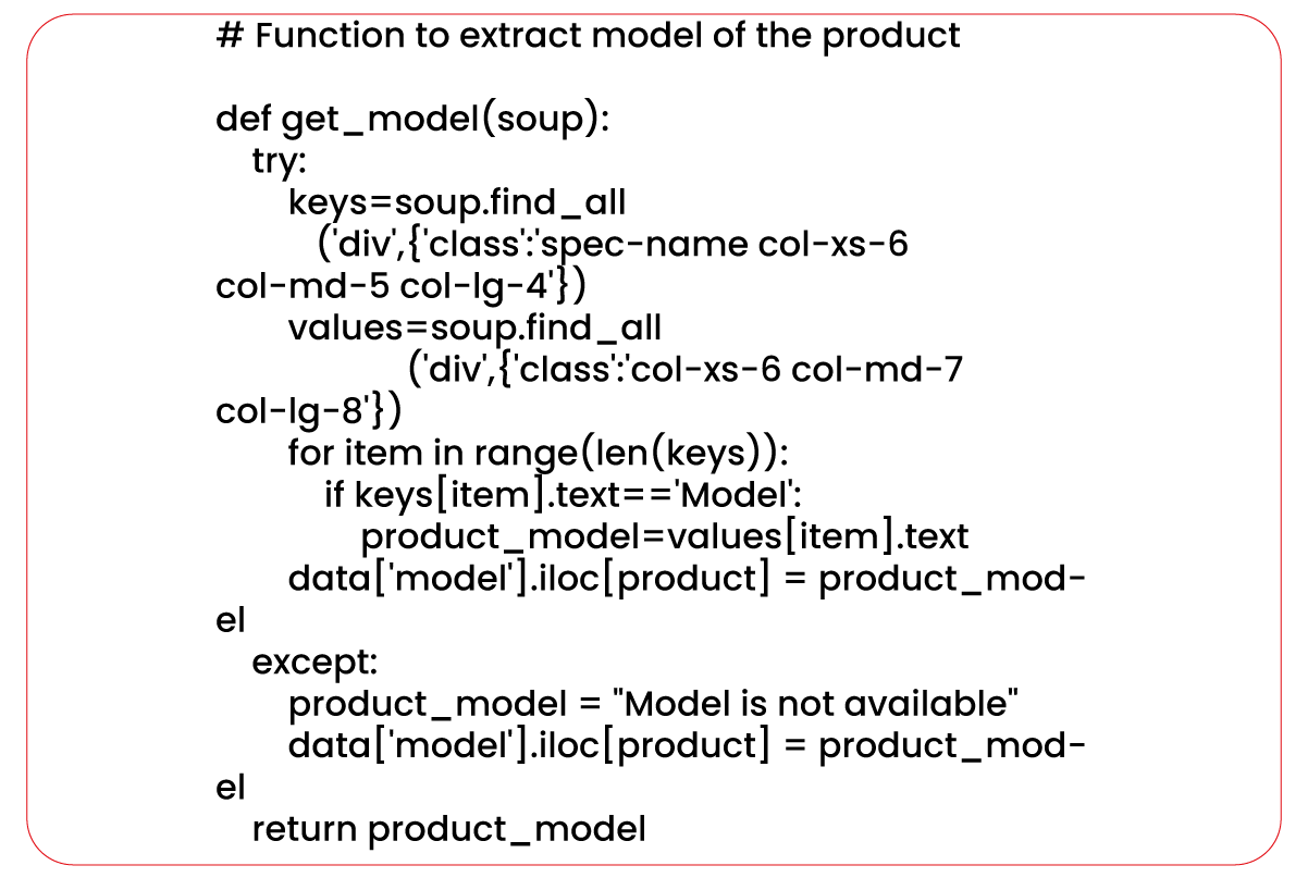 Function-to-Extract-Product-Model