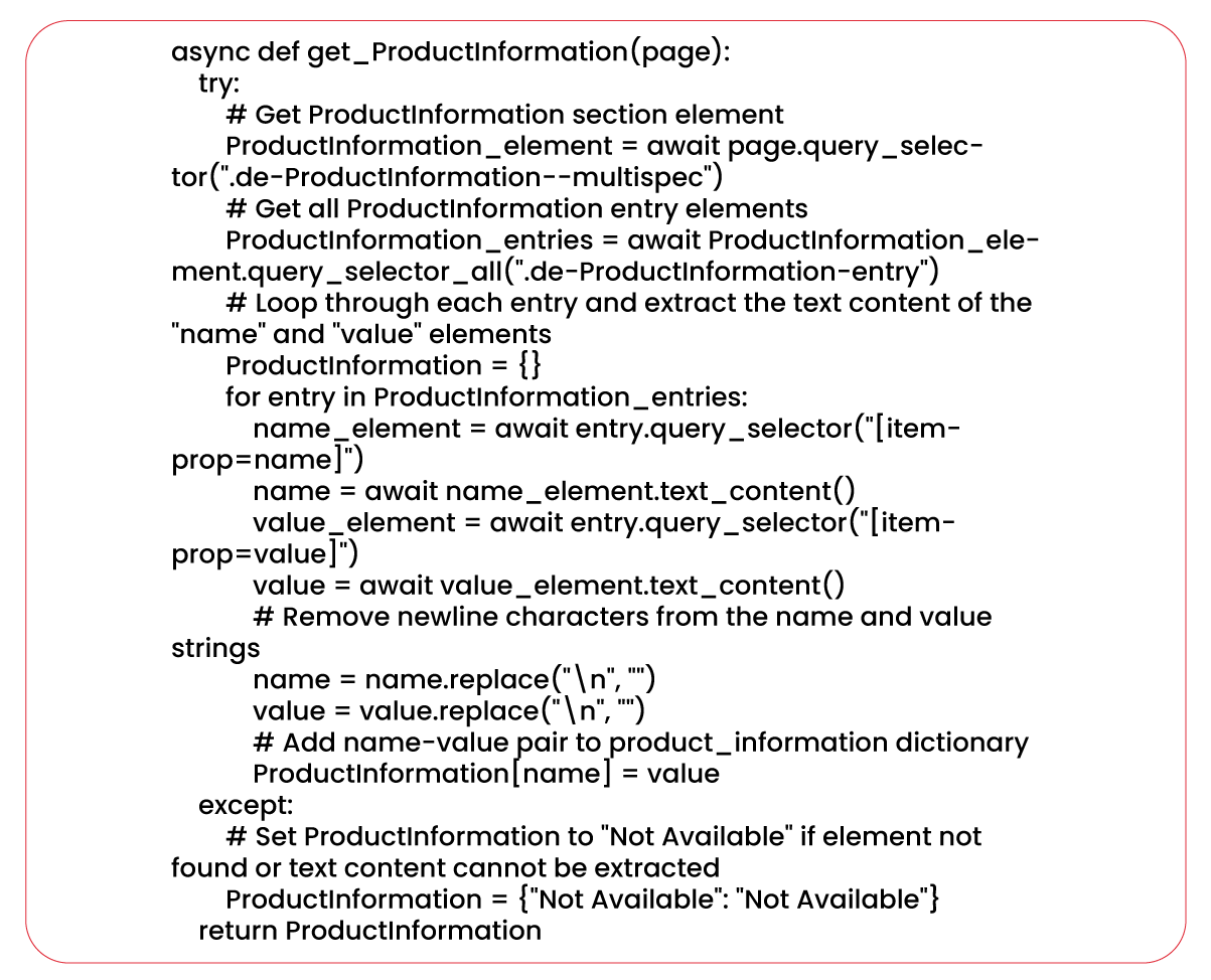 Scrape-Product-Information