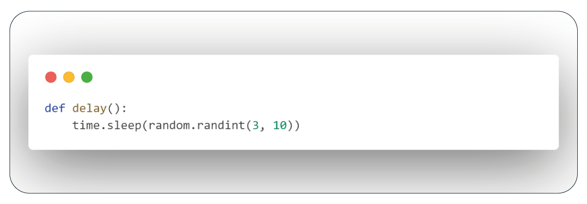 To-introduce-pauses-between-specific-processes