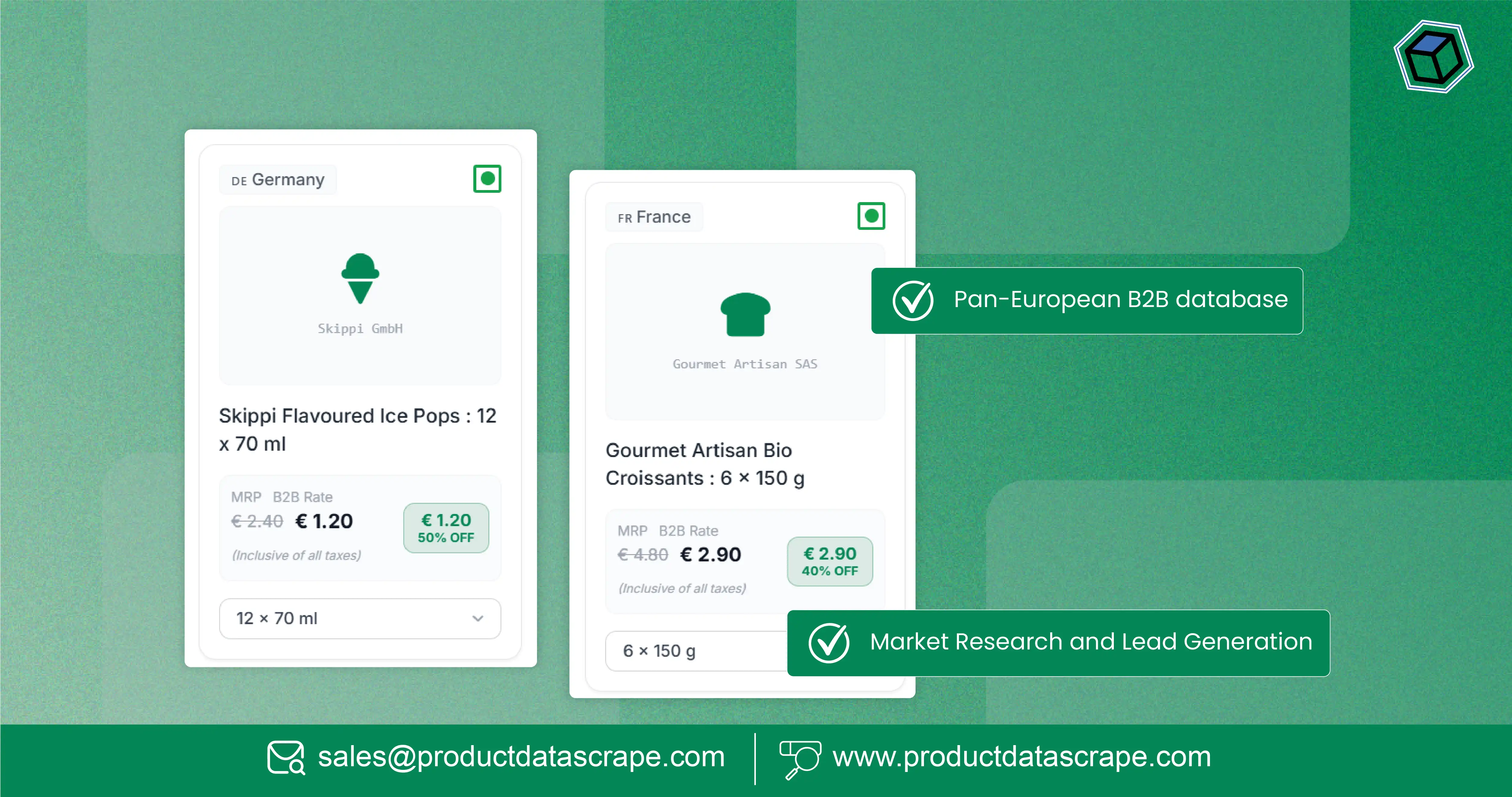 How to Scrape Pan-European B2B database of food & beverage for Market Research and Lead Generation