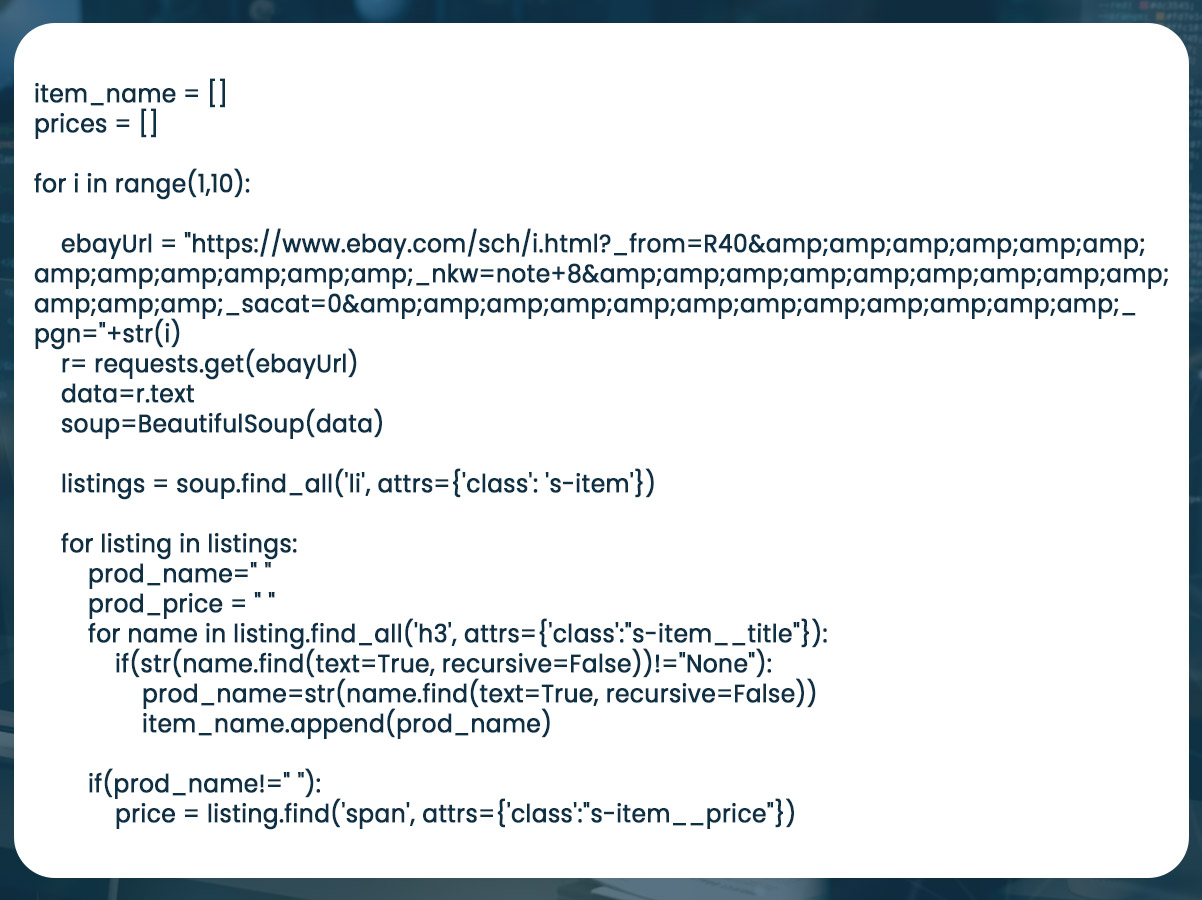 Scraping-eBay-using-Python