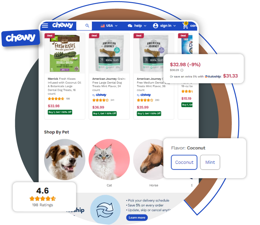 Chewy Product and Review Dataset - Web Scraping Dataset Chewy