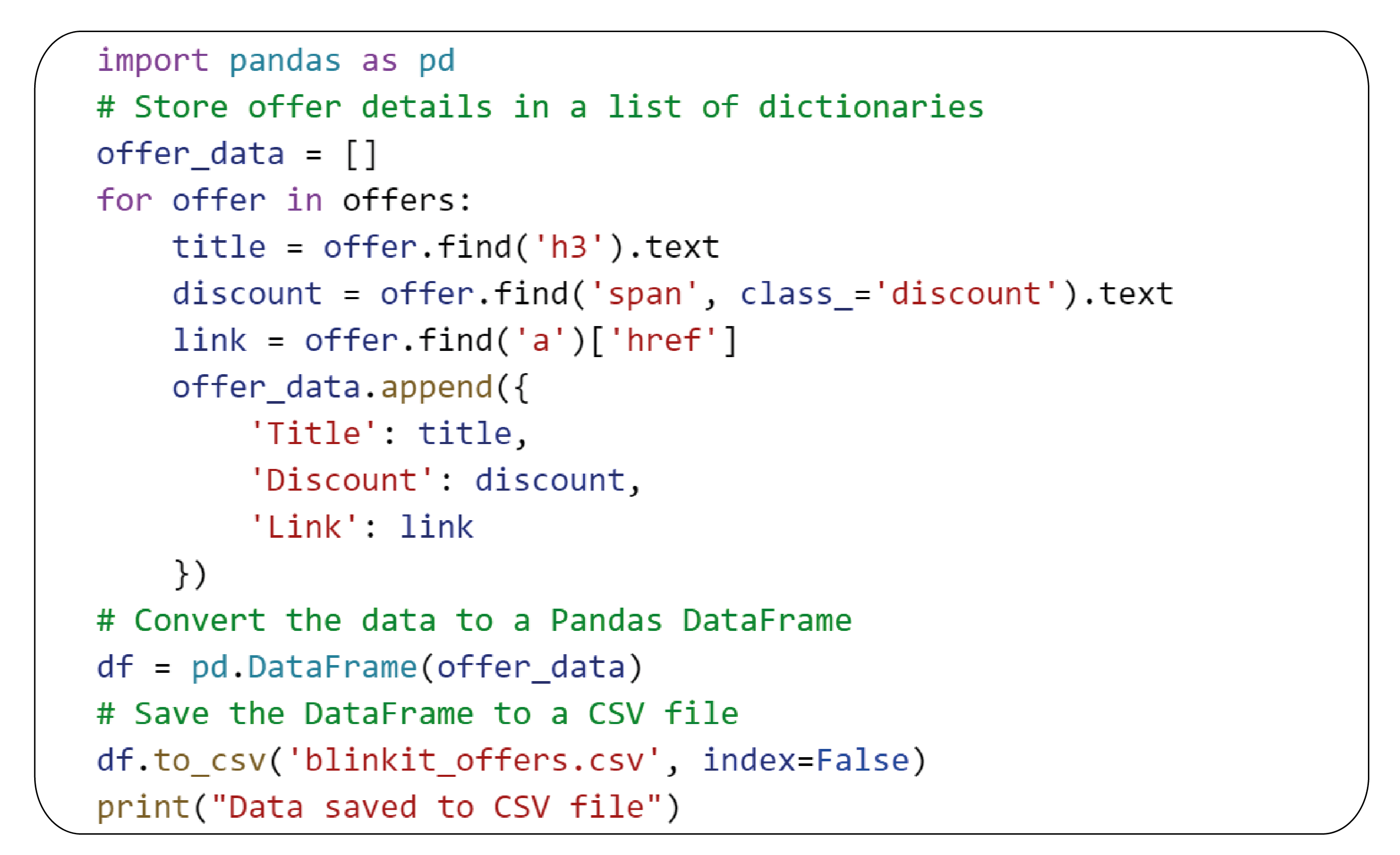 Store-Scraped-Data-in-a-Structured-Format